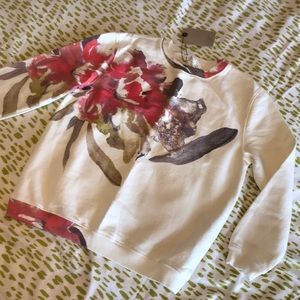 Zara Girls Soft Collection Sweatshirt - EUC